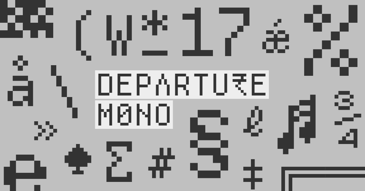 Open Graph Image of departuremono.com